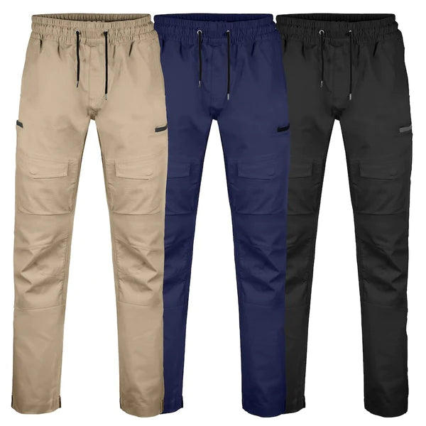 BAD Saviour Elastic-Waist Straight Pants
