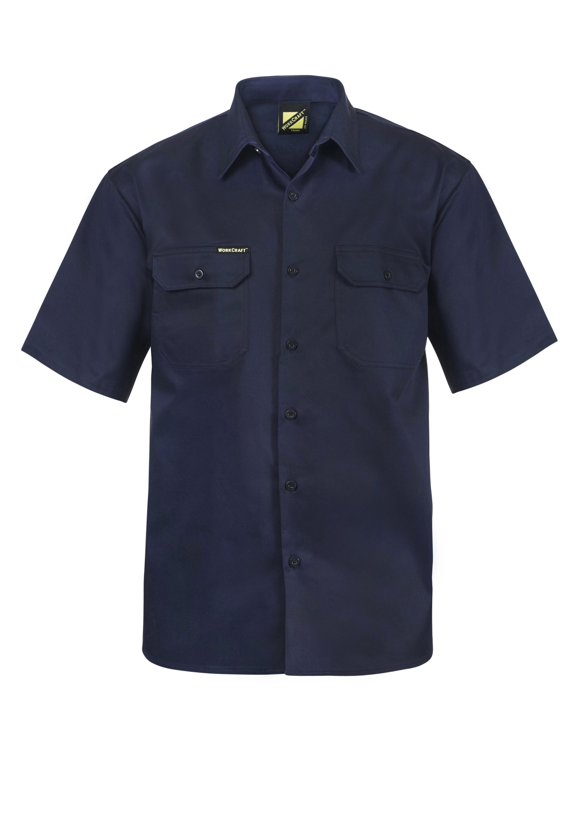 WorkCraft Mens Khaki Drill Shirt ss 190g 2xl