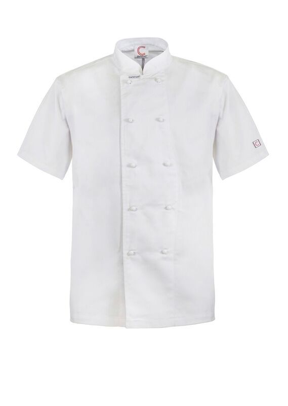 ChefsCraft Mens White Classic Chefs Jacket ss 220g xl