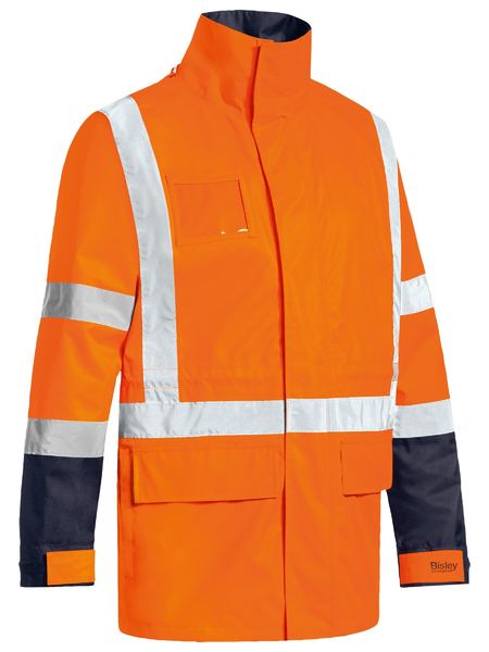 Jacket Bisley Hi Vis BM-Taped 5-in-1 300D Orange L