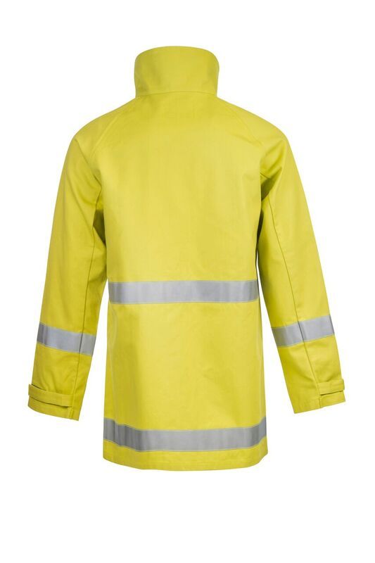 FlameBuster Ranger Yellow Taped Firefighting Jacket 320g L