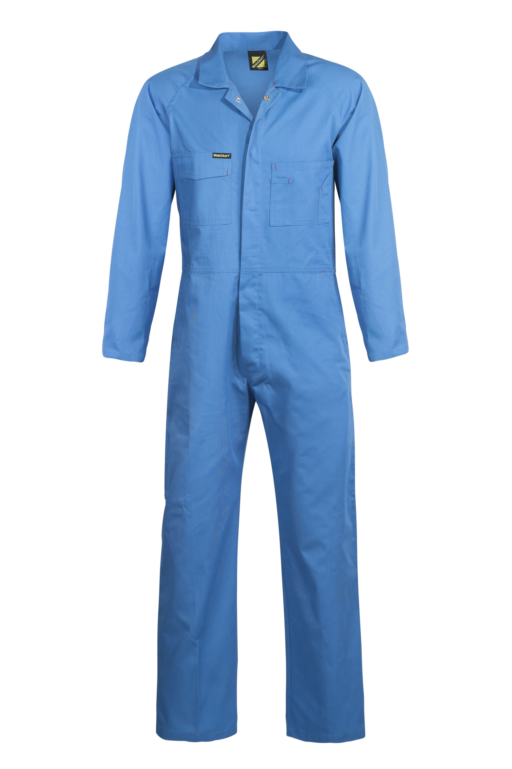 WorkCraft Mens Navy Poly/Cotton Coveralls 220g 87R