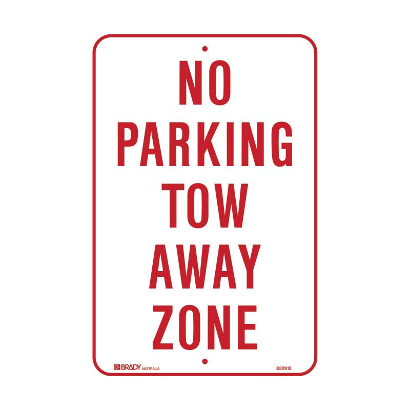 Sign (Traffic) No Parking Tow Away Zone M 300x450