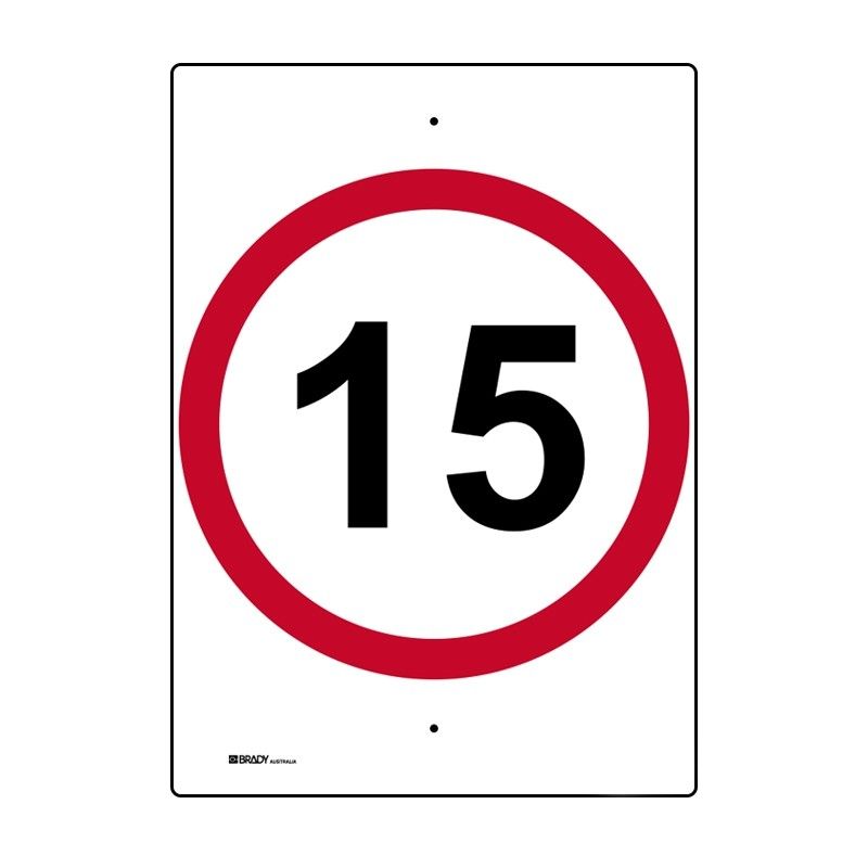 Sign (Traffic) 15 (Red Circle) M 450x600