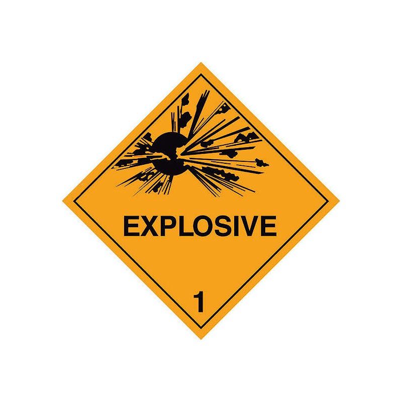 Sign DG Explosive 1 M 270sq