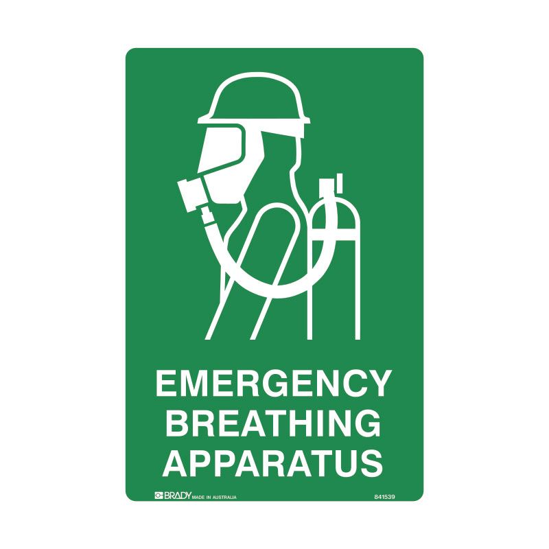 Sign Emergency Breathing Apparatus M 225x300