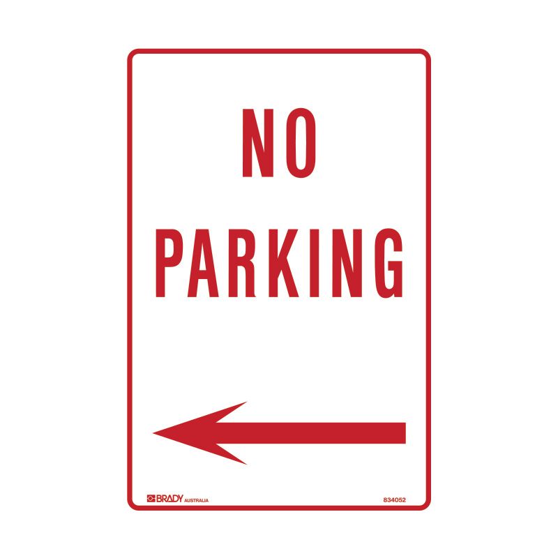 Sign (Traffic) No Parking <--- M 300x450