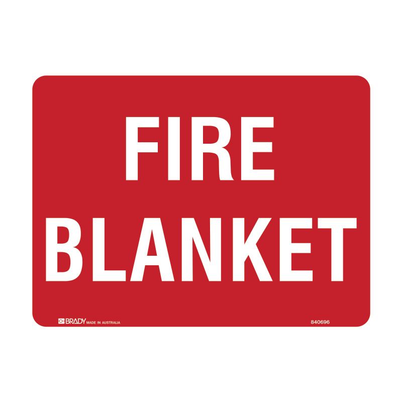 Sign (Fire) Fire Blanket (Text) P 300x225