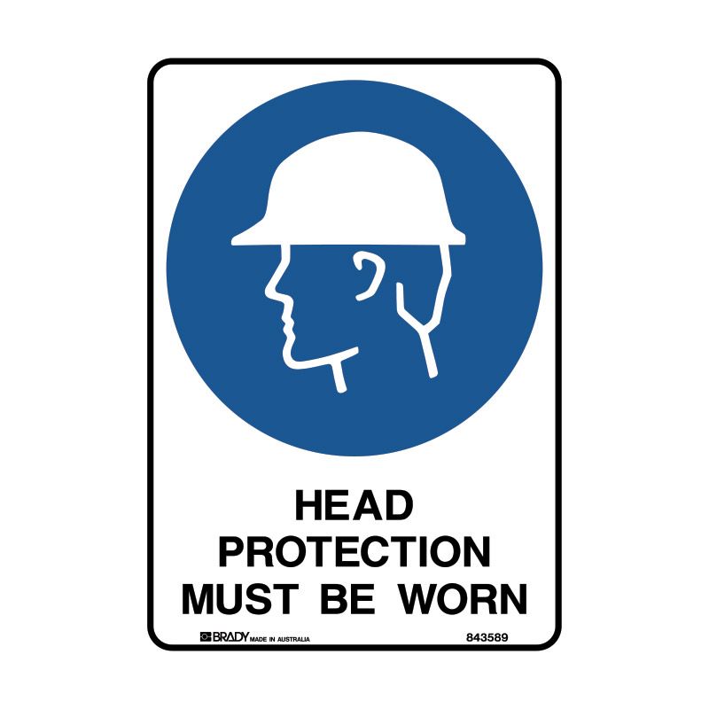 Sign (Mandatory) Head Protection Mbw P 210x297