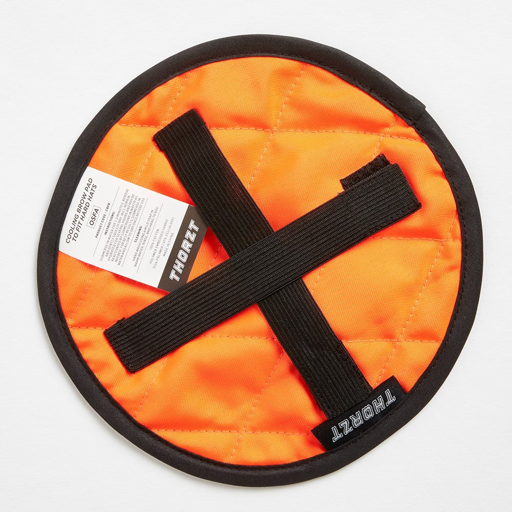 Thorzt Orange Cooling Crown Pad to fit Hard Hats