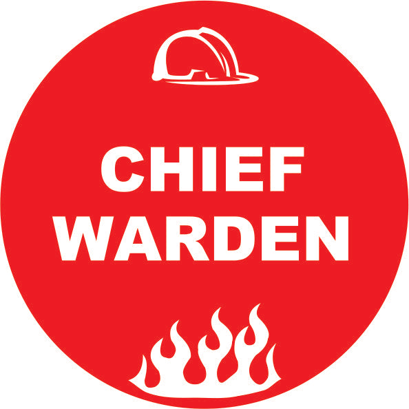 ProChoice Chief Warden Hard Hat Sticker 56mm