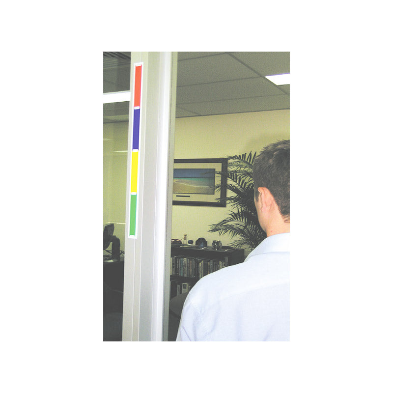 Sign (Security) Height Indicator Coloured Bars ss 5pk