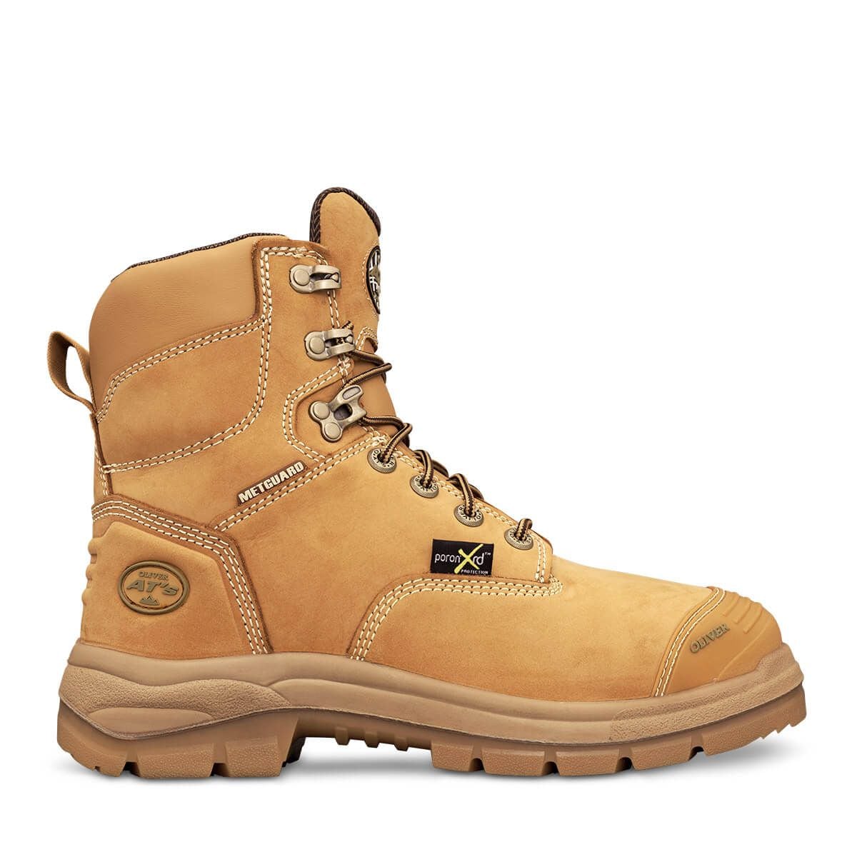 Oliver Mens 55-336 150mm lu at Boots Steel Bump Met pr Nitrile Wheat 4
