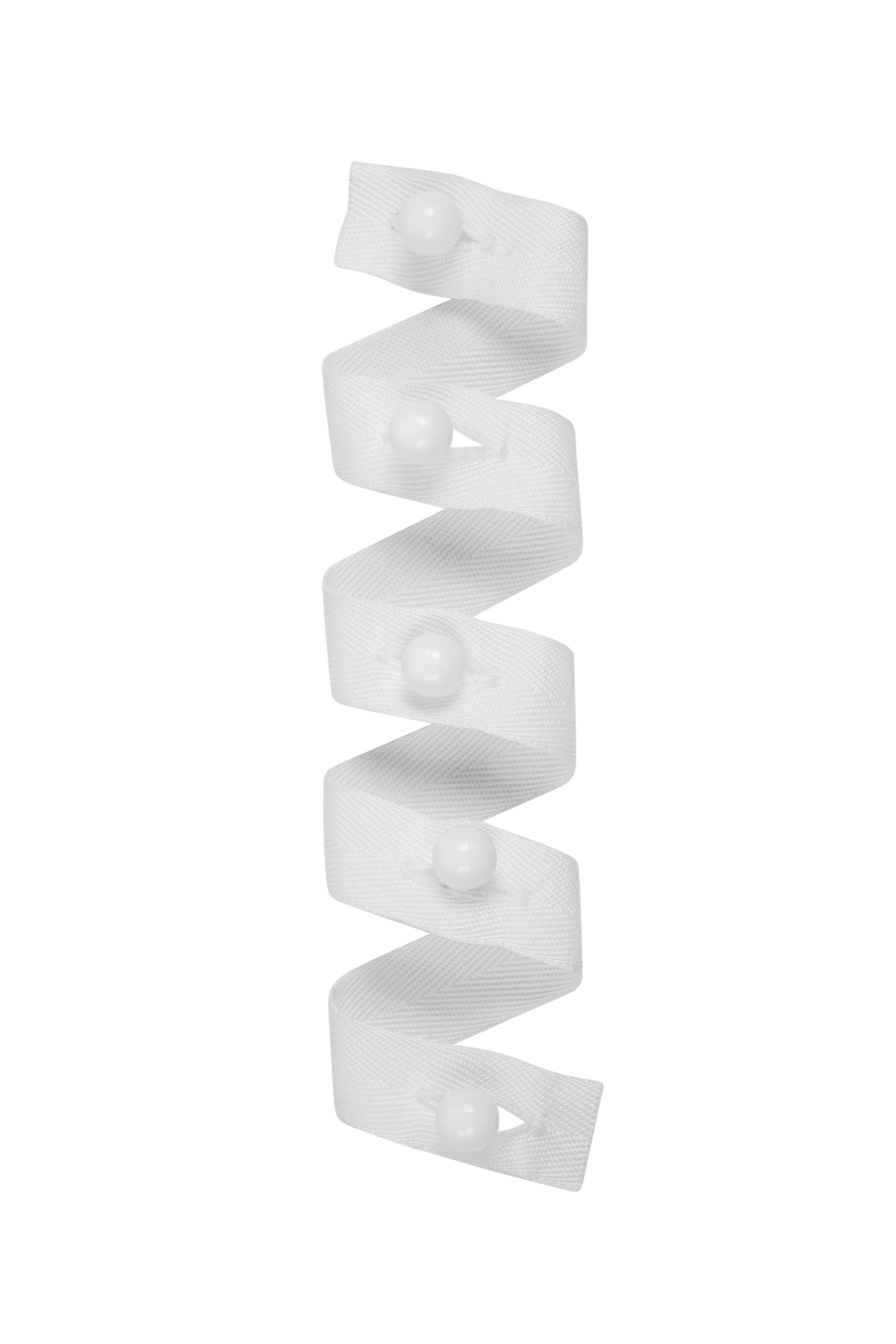 ChefsCraft White Stud Buttons on Tape 10pk