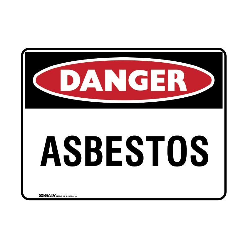 Sign Danger Asbestos M 600x450