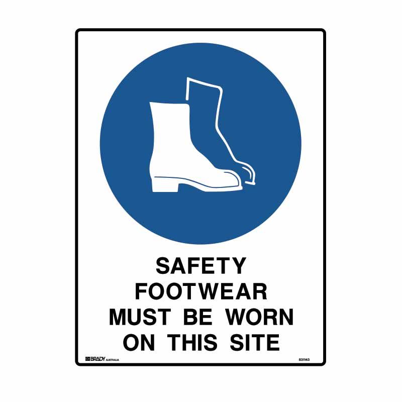 Sign (Mandatory) Safety Footwear Mbw on this Site Fl 450x600