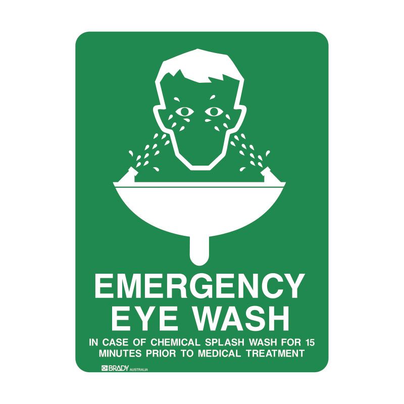Sign Emergency Eye Wash M 300x450