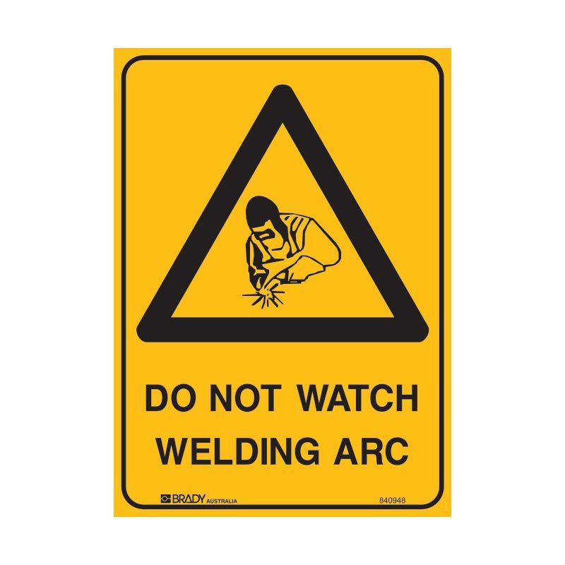 Sign (Warning) Do Not Watch Welding Arc M 225x300