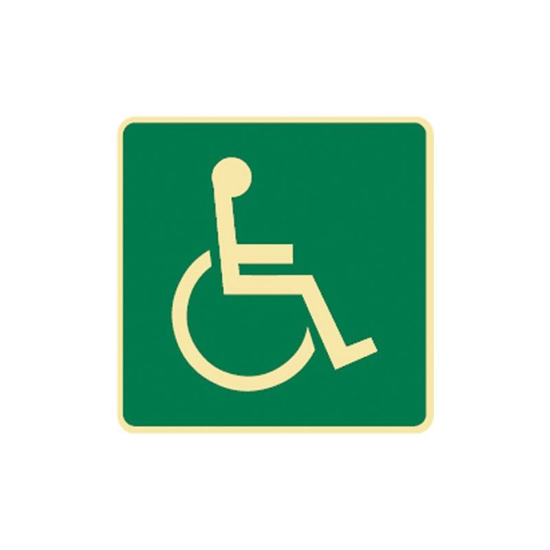 Sign (Emergency) Wheel Chair luMss 180x180
