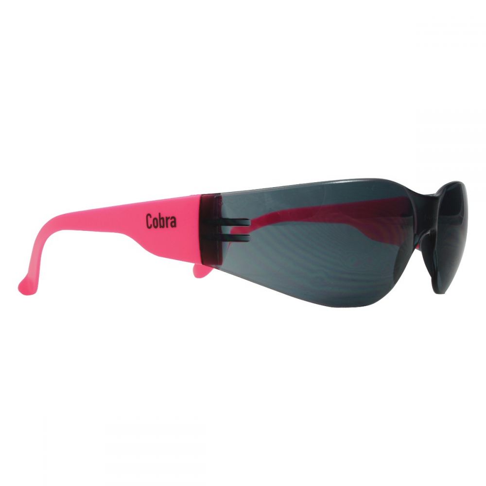 SGA Cobra Safety Pink arms/Smoke lens