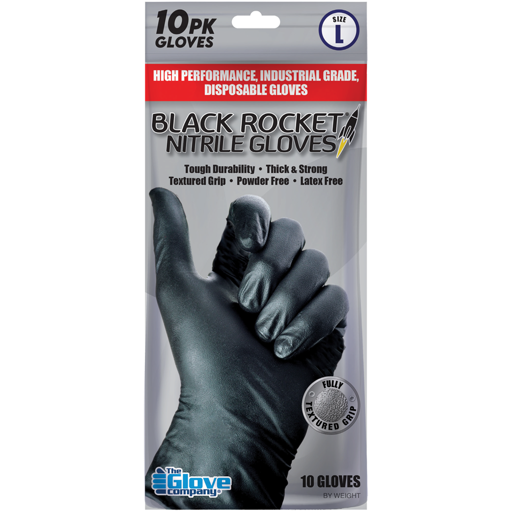 Black Rocket Gloves - 100pk