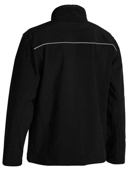 Bisley Mens Soft Shell Jacket 310g Black 2XL