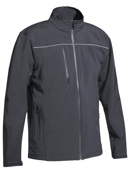 Bisley Mens Soft Shell Jacket 310g Black 2XL