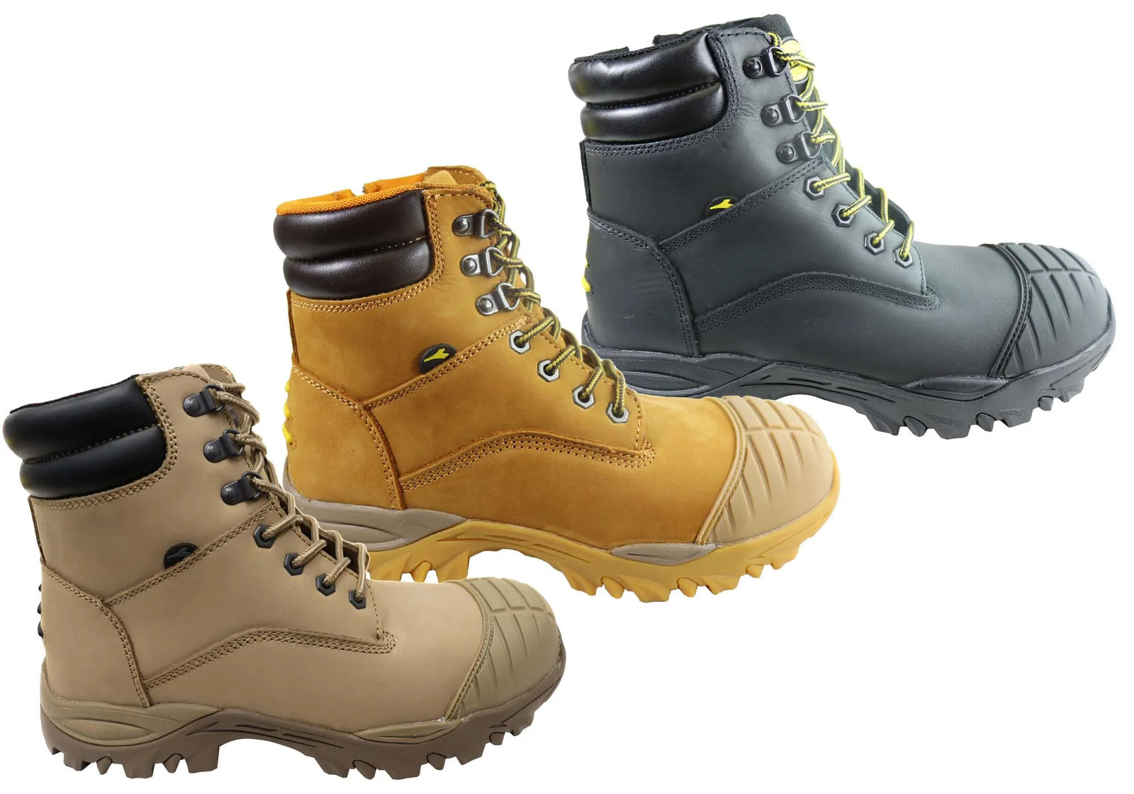 Diadora Craze Zip/Lace Boots Composite Cap Scuff Nitrile