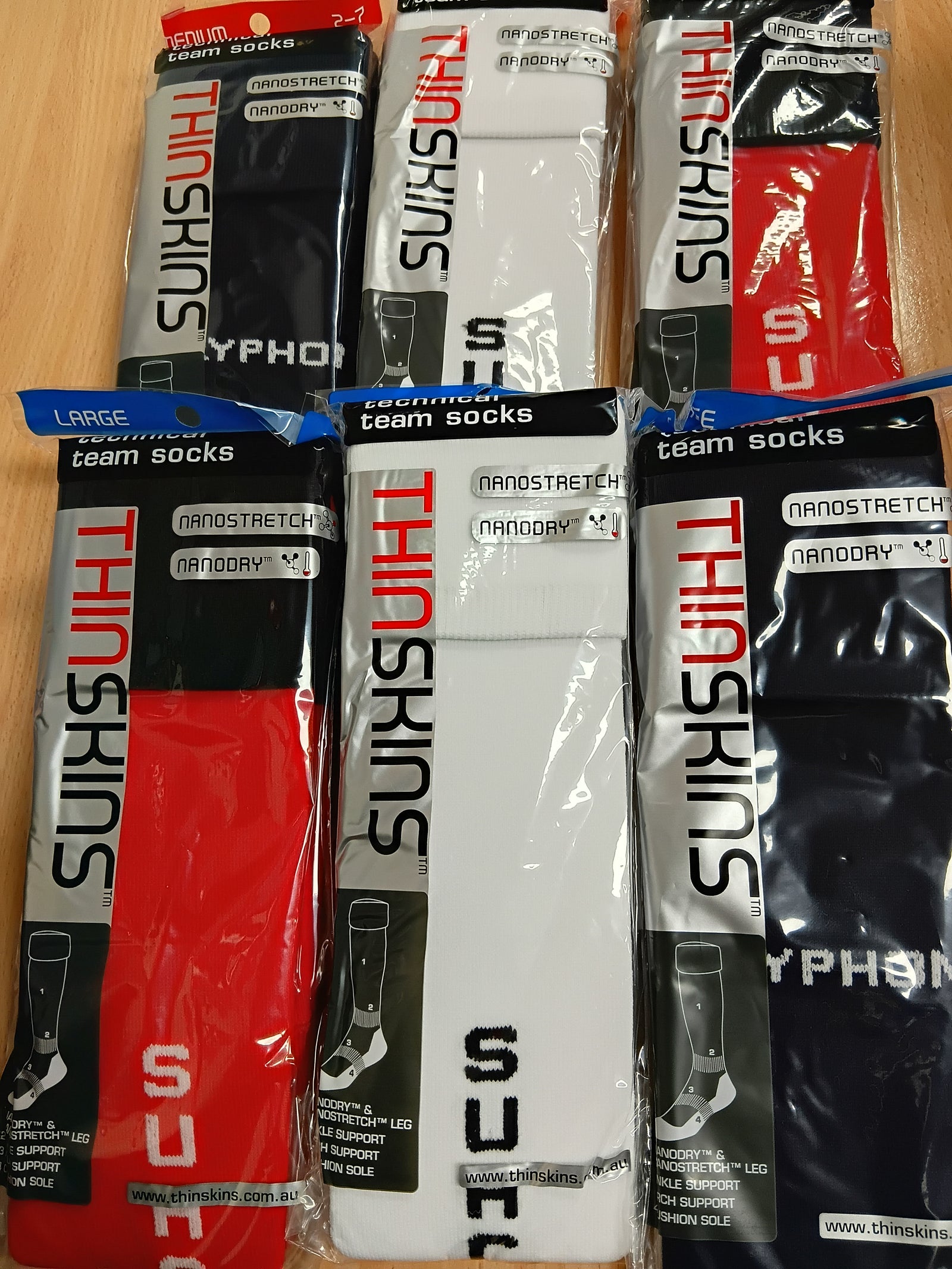 Thinskins - Seconds Football Socks - Assorted
