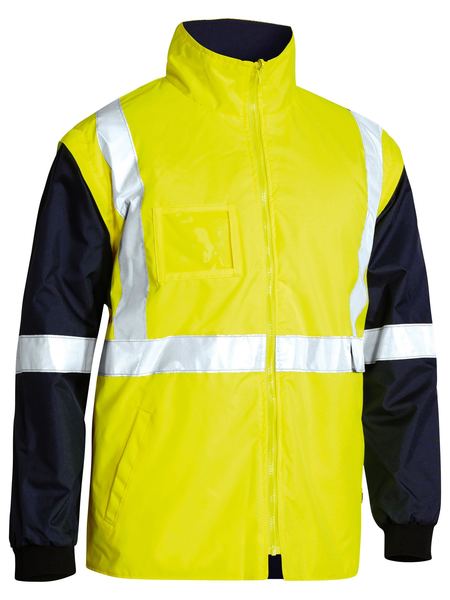 Bisley Mens BM-Taped 5-in-1 Rain Jacket 300D BK6975