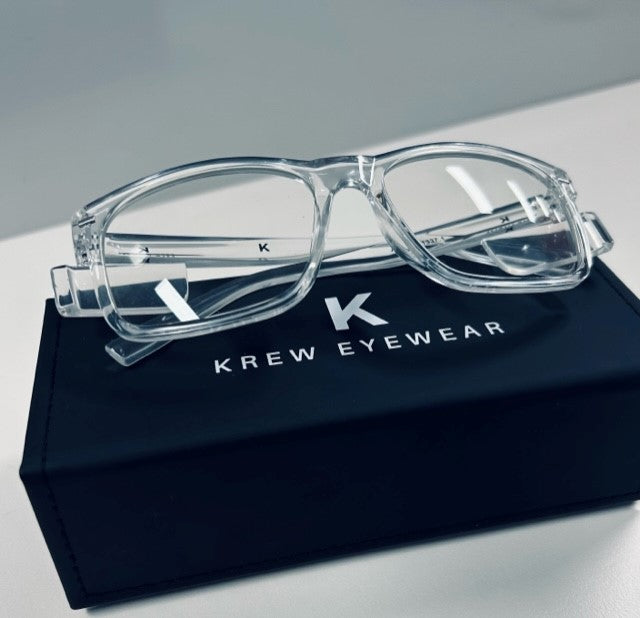 Krew Eyewear Vanders Clear Safety Glasses