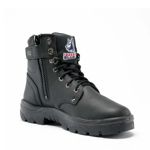 Steel Blue Mens Argyle Zip Boots NS TPU 310152