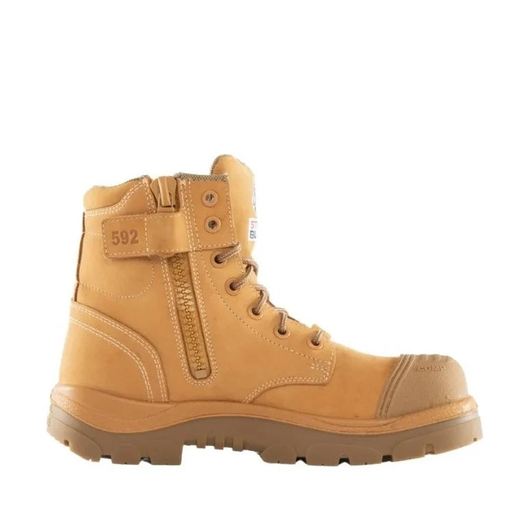 Steel Blue Mens Argyle Zip Scuff Composite 318592