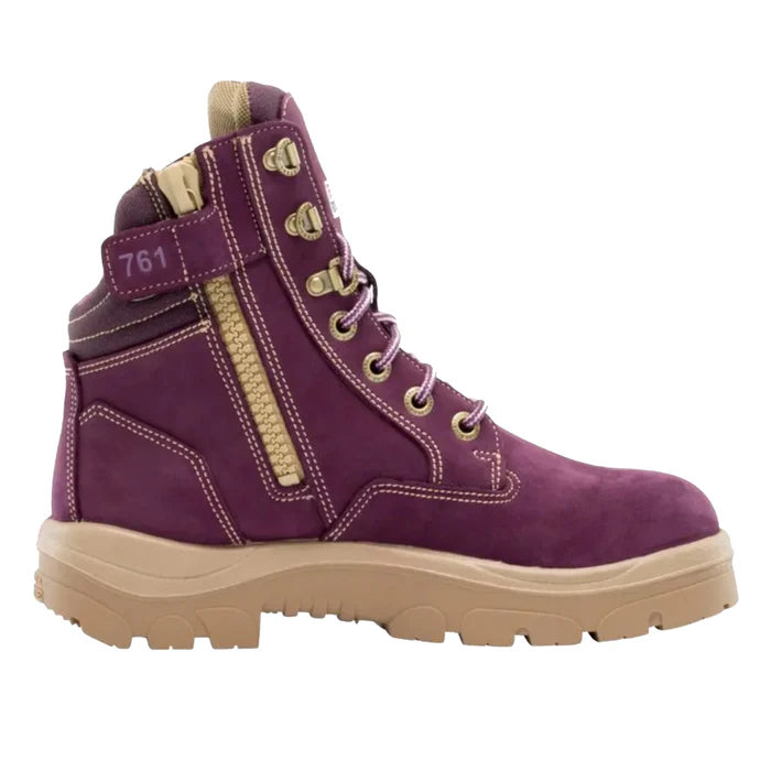 Steel Blue Womens Southern Cross Zip Boots Steel TPU