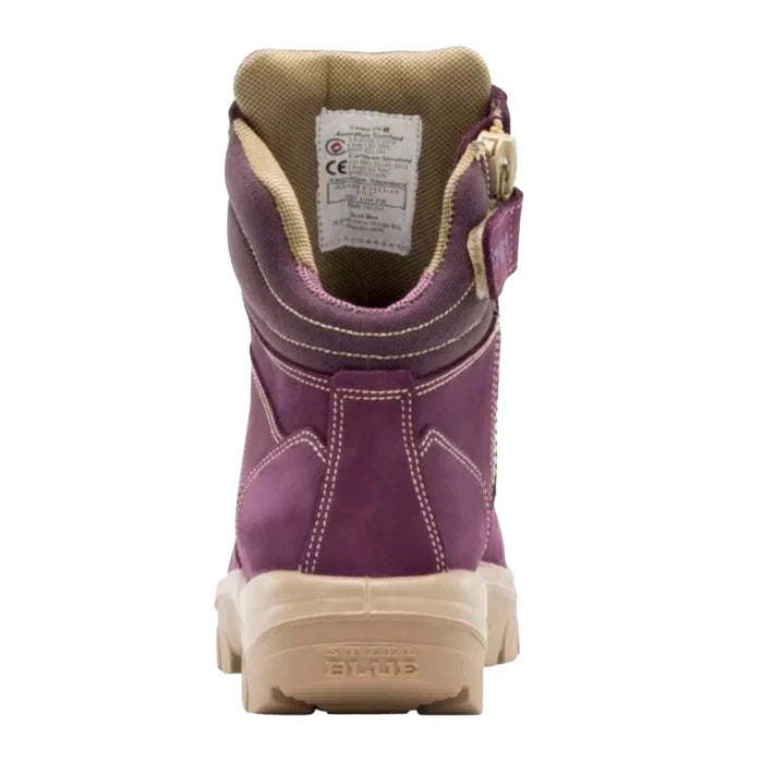 Steel Blue Womens Southern Cross Zip Boots Steel TPU