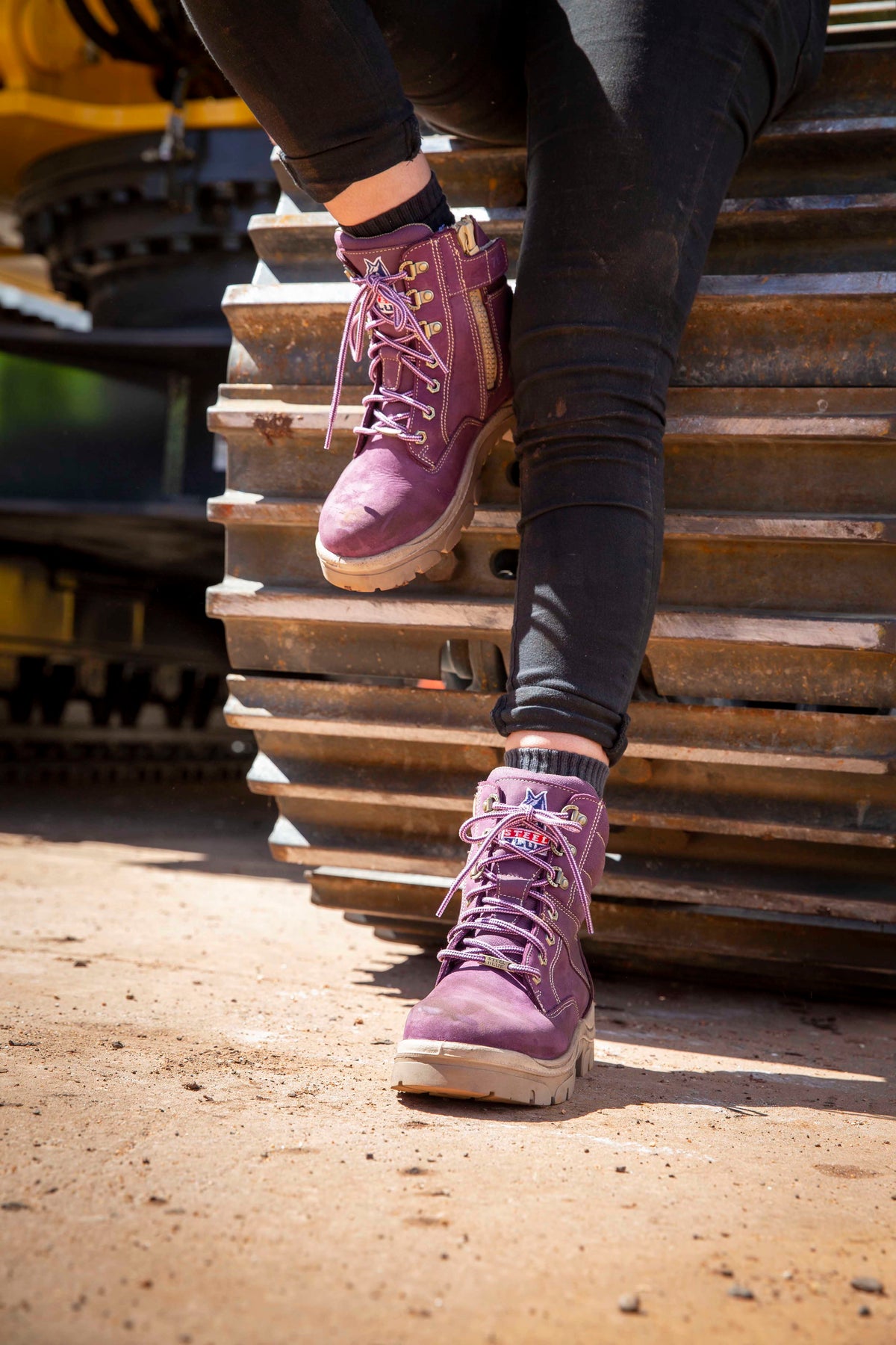 Steel Blue Womens Southern Cross Zip Boots Steel TPU