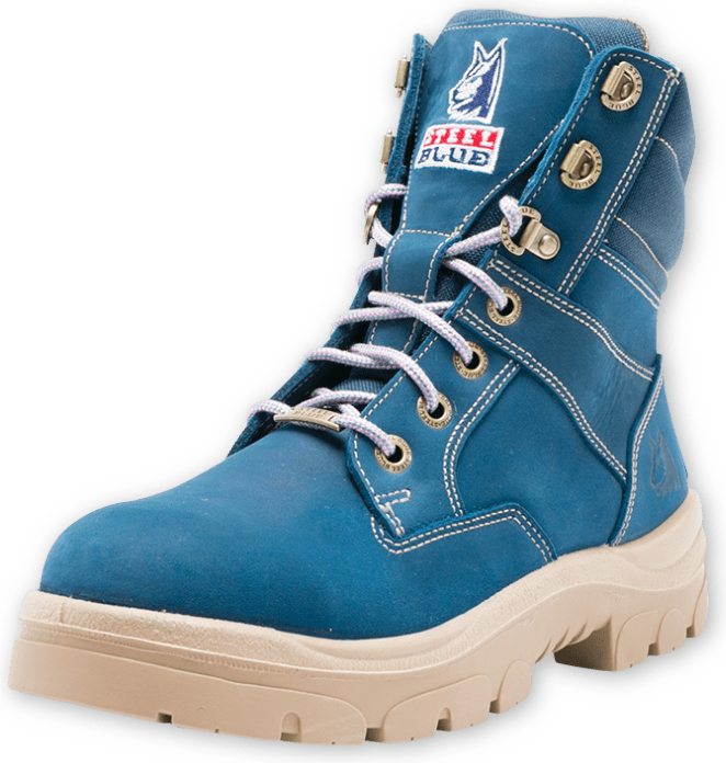 Steel Blue Womens Southern Cross Zip Boots Steel TPU