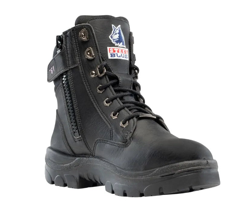 Steel Blue Womens Southern Cross Zip Boots Steel TPU 512761