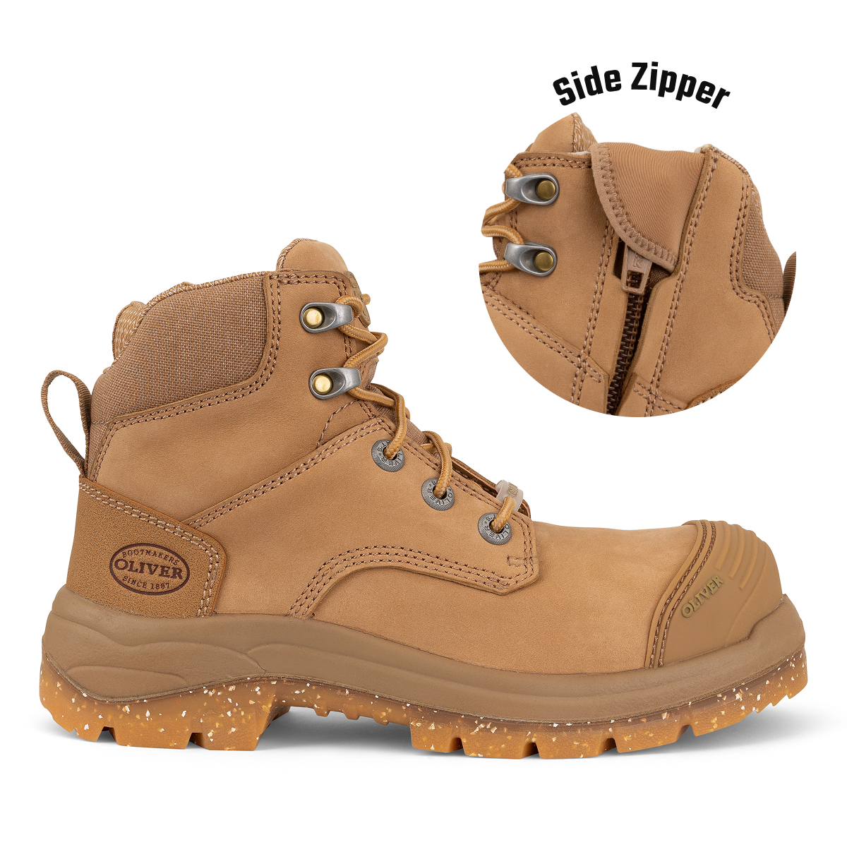 Oliver Womens 59-450Z 130mm AT Zip Sided Boot