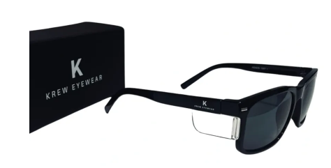 Krew Eyewear Vanders Black Polarised Safety Glasses