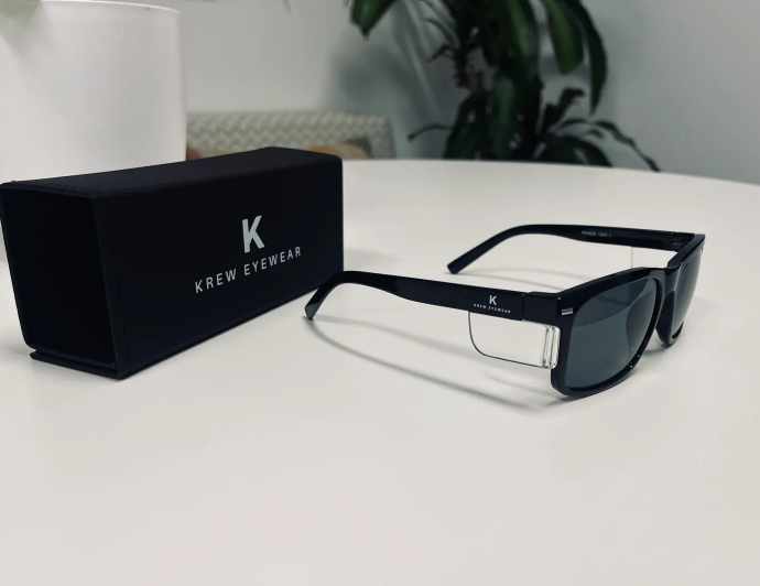 Krew Eyewear Vanders Black Polarised Safety Glasses