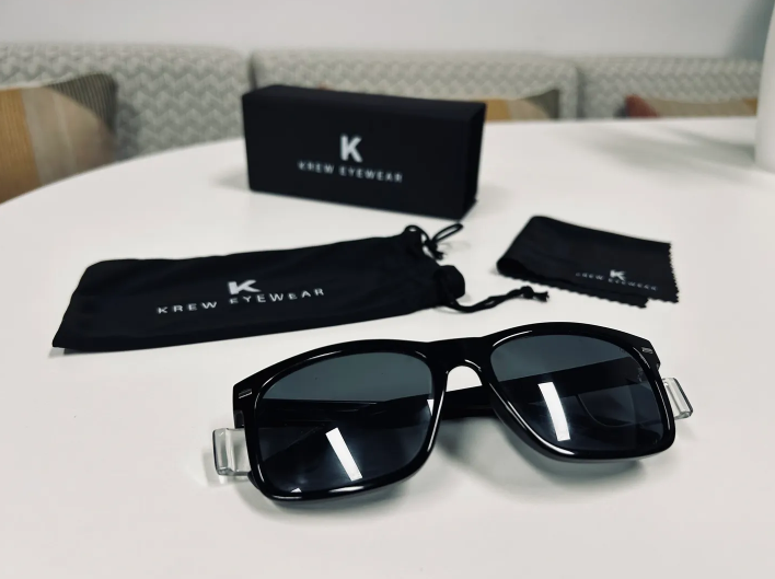 Krew Eyewear Vanders Black Polarised Safety Glasses