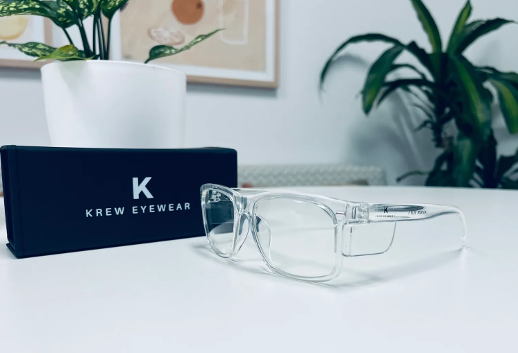 Krew Eyewear Vanders Clear Safety Glasses