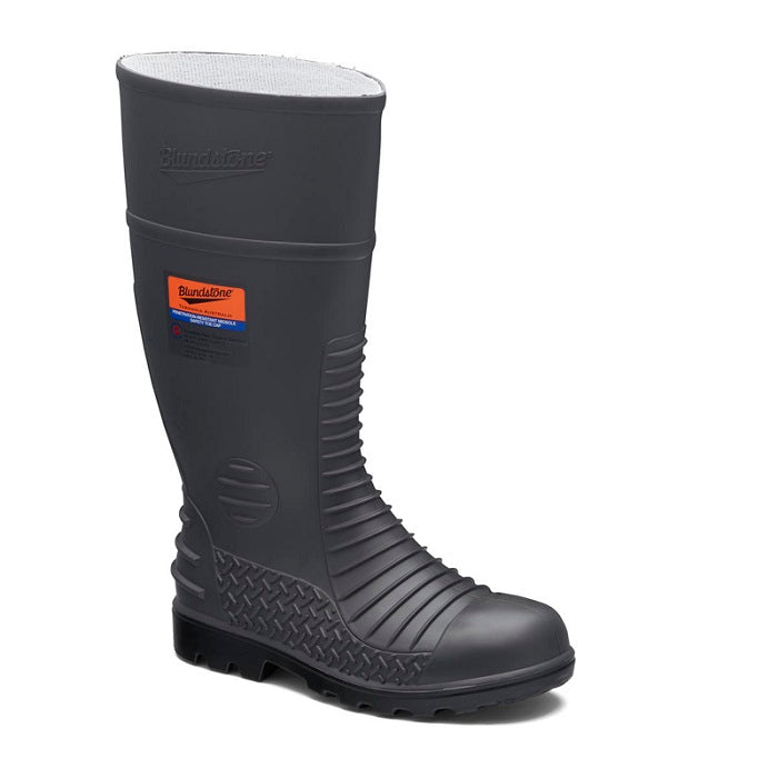 Blundstone Mens B24 Armoursole Gumboots Steel Grey