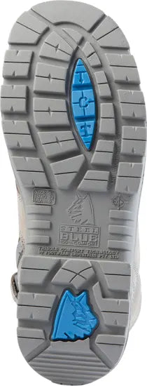 Steel Blue Mens Argyle Zip Boots Steel Bump TPU