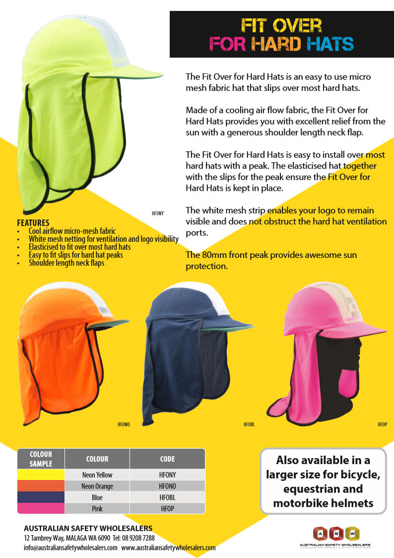 OnSite Safety Overcap with Legionnaire Neck