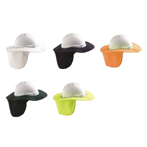 Hard Hat Brim with Neck Flap