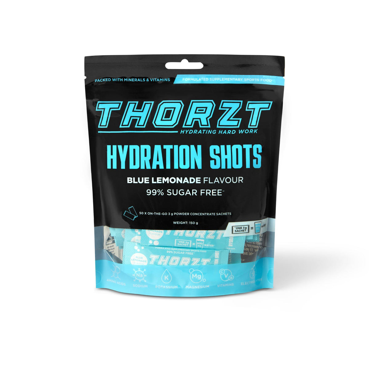 Thorzt Sugar Free Solo Shot 3g/600ml 50pk