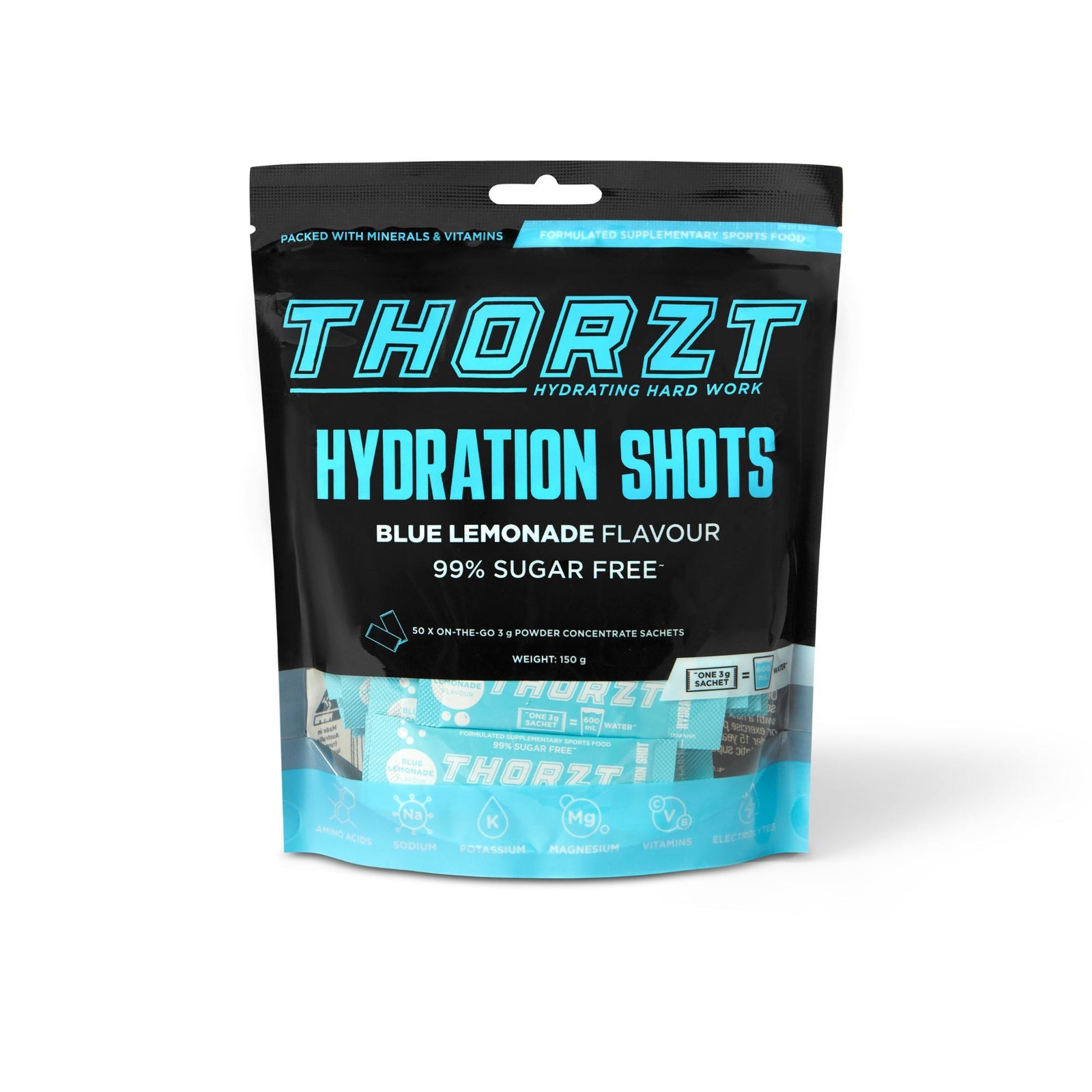 Thorzt Sugar Free Solo Shot 3g/600ml 50pk