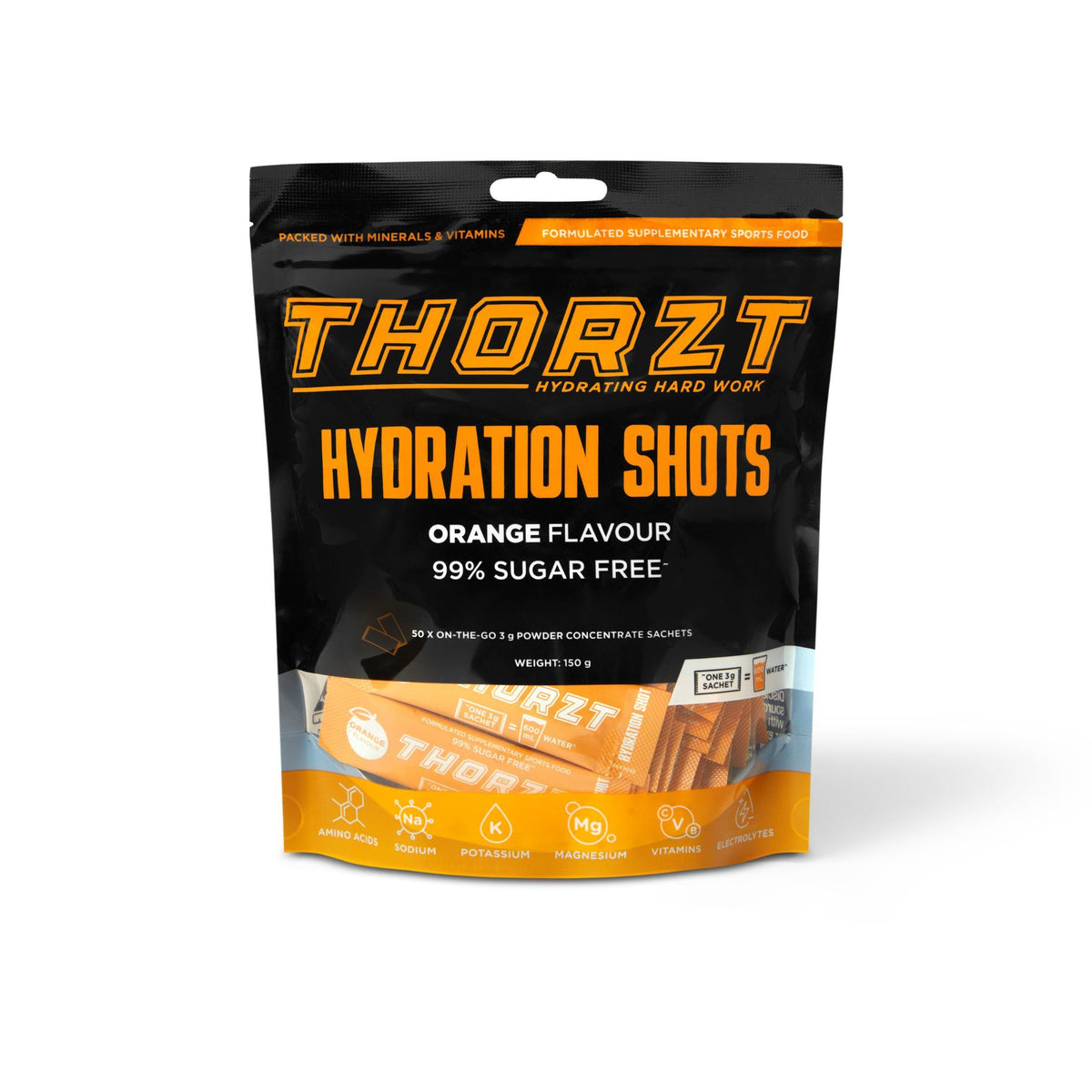 Thorzt Sugar Free Solo Shot 3g/600ml 50pk